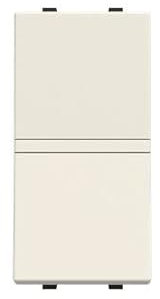 Conmutador estrecho Niessen N2102 BB serie ZenitBlanco