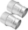 2PCS Duct Reducer 4 to 3 (100 mm to 80 mm) Galvanized Steel Round Duct Adapter for Tumble Dryer Bathroom or Any Type of Extractor Fan Inline Extractor Fan or Cooktop Range Hood Duct Connection