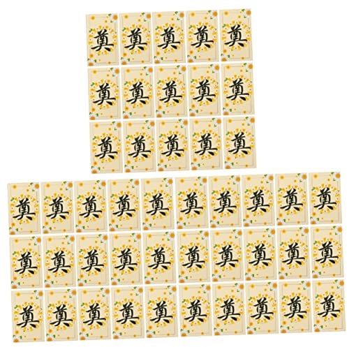 Didiseaon 135 Pz carta funebre mazzo di carte funebri carte bouquet di fiori carte per bouquet di fiori simpatia carte bouquet biglietti di preghiera funebre schede di memoria Yellow