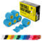 SPORTTAPE 6 Rolls Self-Adhesive Football Sock Tape | 5cm x 4.5m - Sky Blue | Cohesive Bandage Sock, Shin Pad Wrap | Football Tape for Goalkeeper, Wrist & Ankle, Pet & Vet Compression for Dogs, Horses