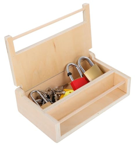 BESTonZON Educational 𝑺𝑻𝑬𝑴 Toys Games Escape Room Locks Love Lock Heart Padlock Baby Remote Toy