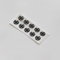 10 STK. 10mm britische Flagge Auto Emblem Aufkleber für Mini Cooper R50 R52 R53 R56 R57 (10pcs.graue)
