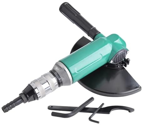 Toplionace 7 Zoll (180mm) Pneumatischer Winkelschleifer, Luftbetriebener Handschleifer, Pneumatische Rechtwinklige Schleifmaschine