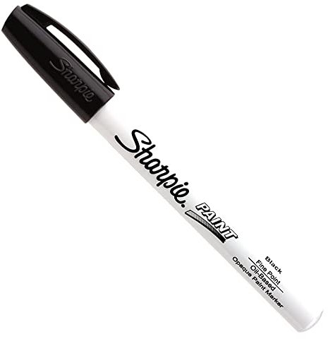 Sharpie - Paint Marker, Oil Base, Permanent, Fine Point, Black