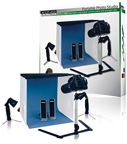 König KN-STUDIO12 Maxi Studio photo portable pour Produit studio 60 x 60 x 60 cm Noir