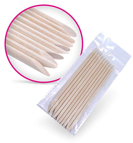 Ocibel palillos de madera de rosa REPOUSSE cutícula 10 piezas