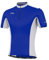 FDX Cycling Jersey Men’s - 100% Polyester, Breathable Short Sleeve, Half Zipped Cycle Tops - Bicycle Riding Shirt with 3 Pockets, Running, MTB Racing, Mountain Bike, Outdoor Sports Clothes (Blue XXL)