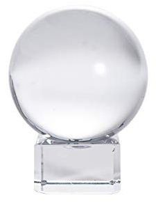 LONGWIN 40 mm massive Mini-Fengshui-Kristallkugel, Heilkristalle (transparent)