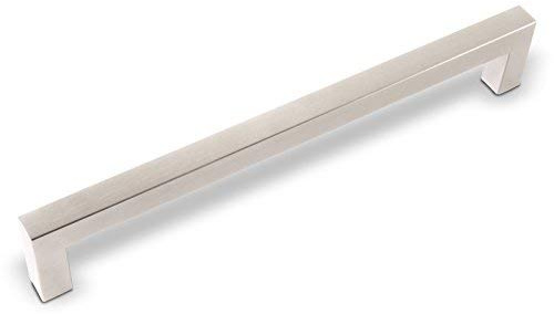 SOTECH 1 x Möbelgriff E3 BA 256 mm echt Edelstahl | (Profil 15 x 15 mm) Stangengriff Relinggriff Schubladengriff