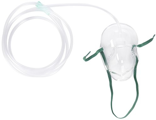 CareFusion 001201 AirLife Adult Oxygen Mask w/7 Foot of tubing