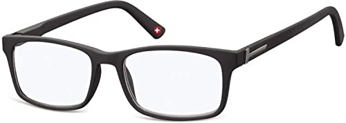 Montana Lesebrille mit BLUE LIGHT FILTER Mod. B-MR73 - +3.00 Dpt. - Unisex-Erwachsene, Bildschirmbenutzer, Leser