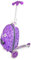 Gone Travelling Monster Scuit Case - Scooting Case for Kids Holiday Luggage - Travel Scooter Multi Suitcase - Carry On Cabin Bag Pull Along Wheeled Holdall Trolley - Purple
