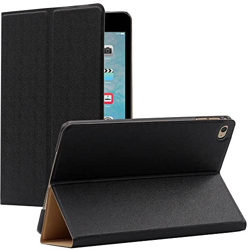 ebestStar - Funda Compatible con iPad Mini 2019 (Mini 5), iPad Mini 4 2015 Carcasa Cuero PU y Silicona, Smart Cover Función de Soporte, Reposo Automático, Negro [iPad: 203.2 x 134.8 x 6.1mm, 7.9'']
