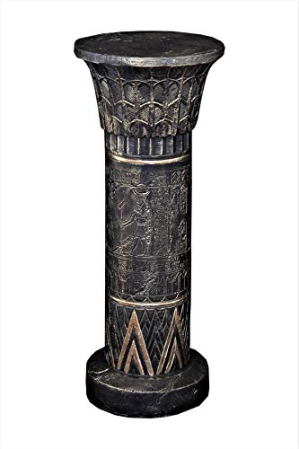 Antikes Wohndesign Standsäule Blumensäule Ägyptische Säule Podest Antik Spalte Skulpture