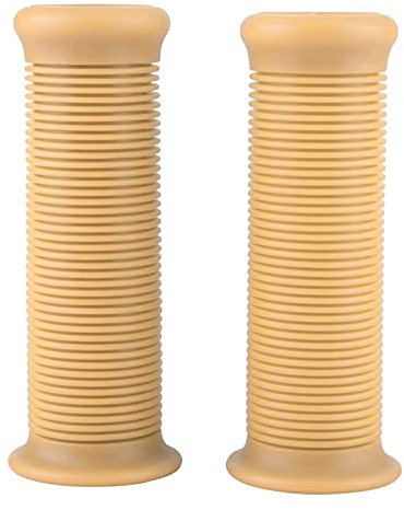 Motorrad Griffe, Paar 1 Zoll 25mm Universal Motorrad Vintage TPU Lenker Lenkergriff(Beige)