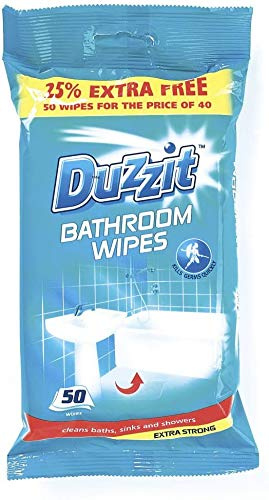 Duzzit 3 x Bathroom Wipes-Pack of 50