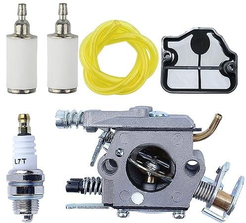 Mtanlo Kit carburatore per Husqvarna 36 41 136 137 141 142 Motosega Come Walbro WT-834 WT-657 WT-529 WT-289 WT-285 WT-239 WT-202 Filtro Aria Condotto Carburante Candela Parti di Ricambio