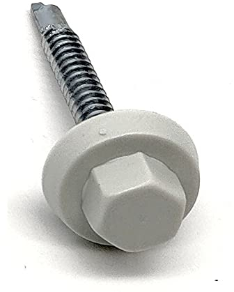 DOJA Industrial | VITI AUTOFILETTANTI PER METALLO 4,8x19 con Coprivite Esagonale M8 | 100 Viti Autoperforanti + 100 Tappi per Bulloni | Autofilettanti Acciaio per fissaggio + Cappucci Protettivi