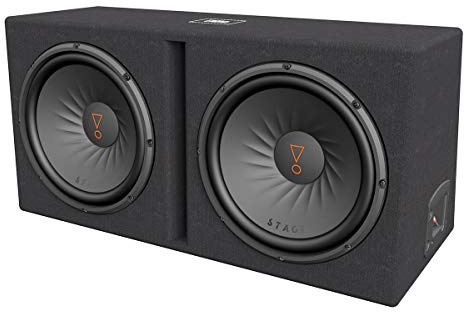 JBL Dual 12 Car Audio Ported Enclosure, Black