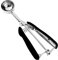HOMURE H Small Cookie Scoop, 1.5 Tbsp, Black, 18/8 Stainless Steel, Comfortable Grip