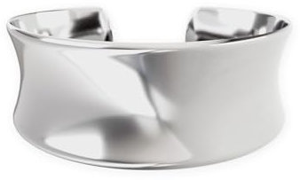 Fly Style Armreif aus 925 Sterling Silber - offen und verstellbar Silber-Armspange, Breite:29 mm