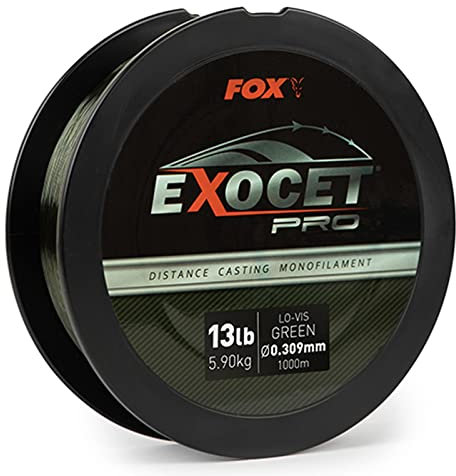 Pro Monofilament Lo-Vis Green X1000M Exocet Fox