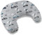 Moon klein Mond Stillkissen 110cm Stillhörnchen Schwangerschaftskissen Kopfkissen Kissen zum Stillen Nursing Pillow mit abnehmbarem und waschbarem Bezug ekmTRADE (44)