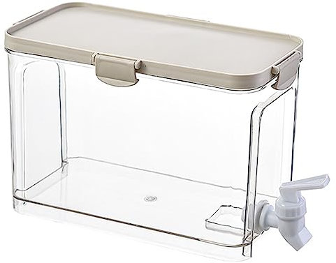 3,9 l Kühlschrank-Getränkespender mit Zapfhahn, für Wasser, Saft, Tee oder jedes Getränk, einfacher Transport und Platzierung für Partys, Küche, Garten, Zuhause, Party