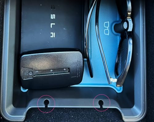 LunaBox Console Organizer Tray Designed for Tesla Model 3/Y with Smooth Slide Technology 2023/2022 (Center Console Organizer)