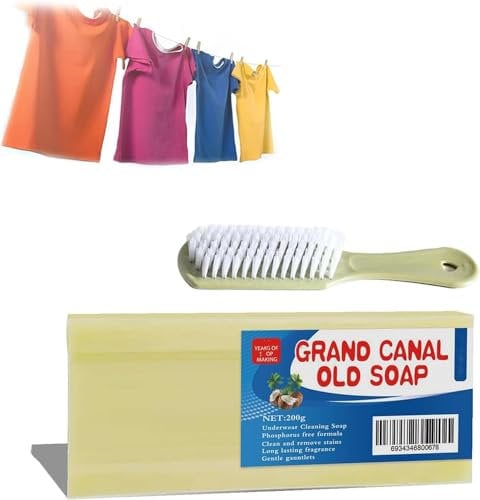 Grand Canal Soap, Grand Canal Soap Bar for Stains, All Purpose Stain Removing Soap, Underwear Cleaning Soap and Remove Stain Clothes, Gentle Without Hurting Hands (1)