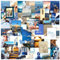 PNGIF Strandurlaub Aufkleber 50 Stück, Wasserfeste Seaside Travel Sticker für Scrapbook Koffer Laptop MacBook iPad Motorrad Helm Kühlschrank