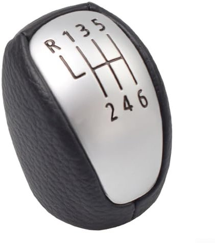 Pommeau de levier de vitesse de rechange 6 vitesses en cuir pour Laguna 3 III Coupé