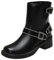 Generico Tronchetti Donna con Tacco Stivali Scamosciati Stivali da Donna con Tacco Grosso e Fondo Spesso Nuda Scarpe da Donna con Tacco Grosso a Traspirante Anfibi Donna Pelle Scarpe (Black, 39)