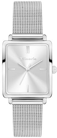 Tamaris Damen Analog Quarz Uhr mit Edelstahl Armband TT-0183-MQ