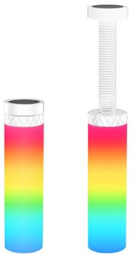 CINTIWALL GPU Support Bracket, Graphics Card Holder with RGB Lighting (74-120mm Adjustable), Aluminum Anti-Sag GPU Stand Bracket for Gaming PC (RGB)