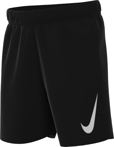 NIKE Multi Dri-Fit Split Shorts (Ältere Kinder, Jungen), Black/Black/Reflective Silv, HJ3787-010, L