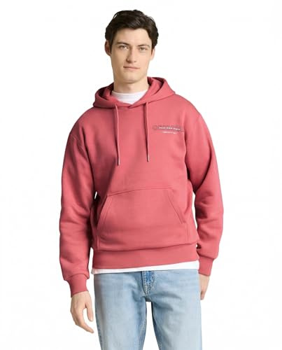 Tom Tailor Denim Herren Hoodie Sweatshirt mit Print