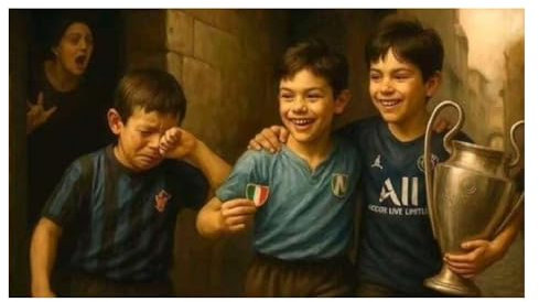 Bandiera Commemorativa Scugnizzi Napoli-Paris, 100x150 cm,