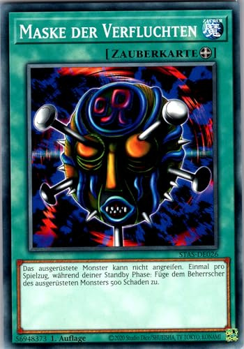 Maske der Verfluchten - STAS-DE026 - Common - 1. Auflage - Deutsch - Yugioh - 2-Player Starter Set - mit RC-Fieldcenter