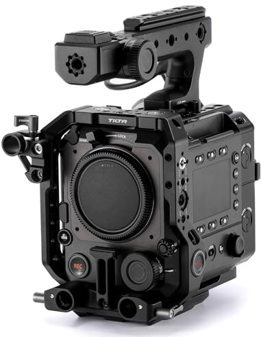 Tilta GFX ETERNA Cage, Vollständiger Kamerakäfig, kompatibel mit Fujifilm GFX ETERNA, mit Montageplatte und PL-Mount-Adapter mit NATO, 3/8“-16- oder 1/4“-20-Gewinde ES-T28-FCC