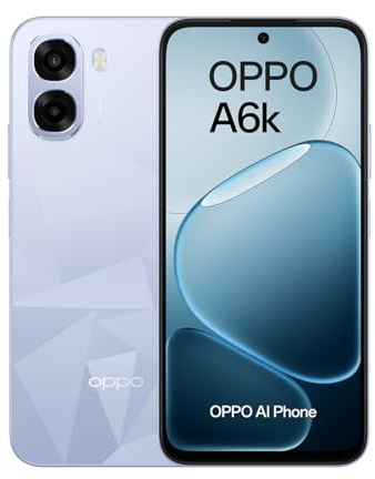 OPPO Smartphone A6k 4GB+256GB, Cámara 50MP, Batería 6100 mAh