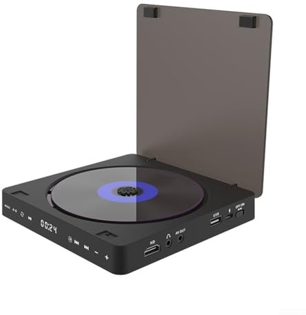 Sogoluat 1080P HD DVD Player für TV mit Kabeln, alle Regionen 1/2/3/4/5/6 Wiedergabe, unterstützt CD DVD ± R RW USB-Eingang