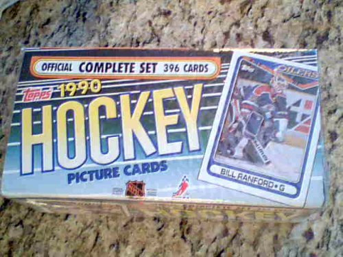 Topps 1990 Hockey-Sportkarten, offizielles Komplettset 396 Kartenset, neu und versiegelt