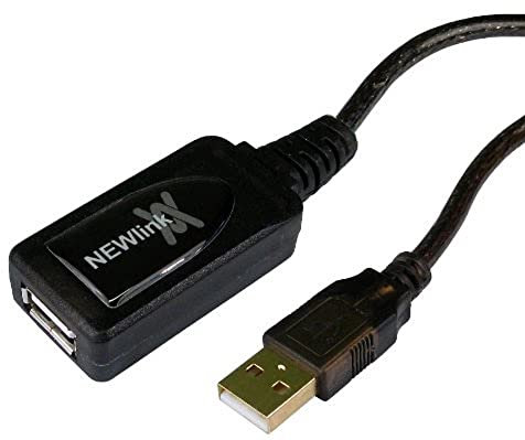 kenable USB 2.0 Hi-Speed Repeater Extension Cable Lead 15m [15 metres]