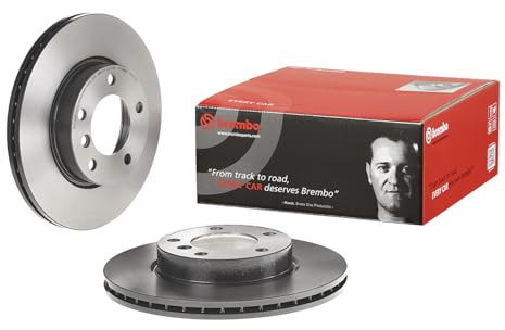 Brembo 09.5390.31 UV Coated vented Front Brake Rotor BMW/BMW (BRILLIANCE)/DE LA CHAPELLE OE# 34116855153