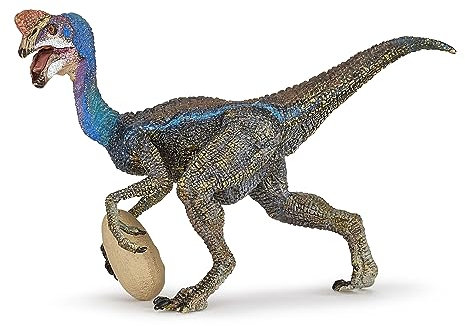 PAPO -Handbemalt - Figuren -Die Dinosaurier-Oviraptor blau-55059-Sammelbar-Für Kinder - Geeignet für Jungen und Mädchen - Ab 3 Jahren