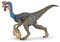PAPO -Handbemalt - Figuren -Die Dinosaurier-Oviraptor blau-55059-Sammelbar-Für Kinder - Geeignet für Jungen und Mädchen - Ab 3 Jahren