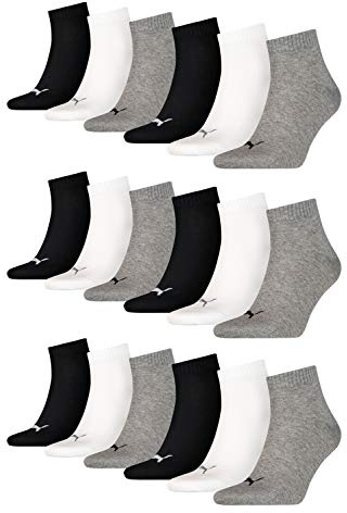 PUMA Unisex Quarters Socken Sportsocken 18 Paar