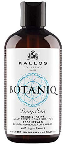 Kallos Botaniq Deep Sea Regeneratives, Kopfhaut revitalisierendes Shampoo, 2er Pack(2 x 300 ml)