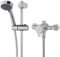 Triton Dene Mini Mixer Shower Sequential Thermostatic Exposed Chrome + Riser Kit